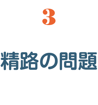 精路の問題